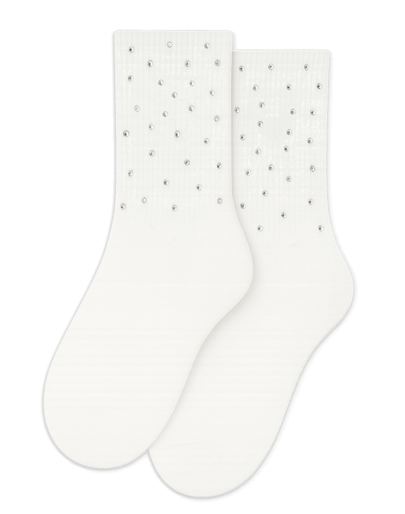 Custom Wedding Socks Full rhinestones