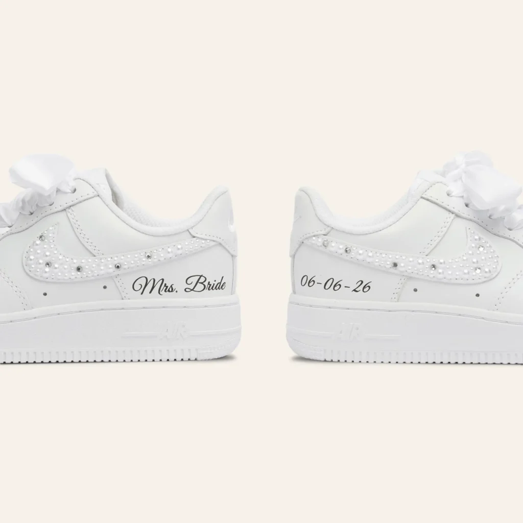 Pearl & Crystal Swoosh